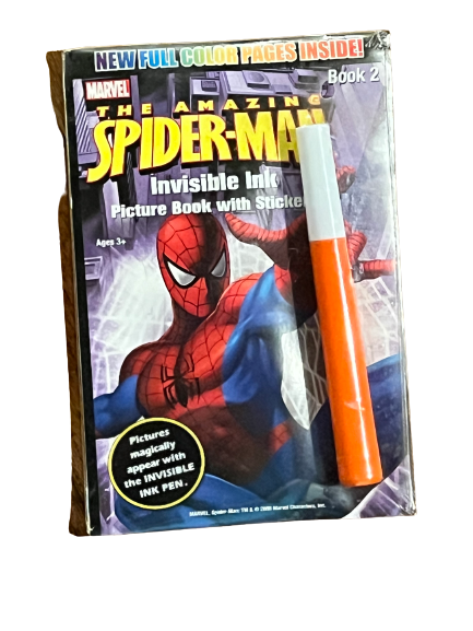 The Amazing SpiderMan Activity Coloring Book Lot 4 Marvel Action