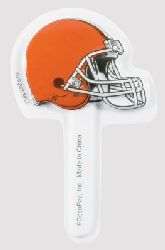 Cleveland Browns NFL Cake Toppers Cupcake Picks Football NEW