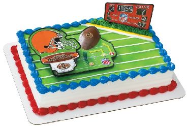 Cleveland Browns Edible Cake Topper – Cake Stuff to Go