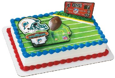 miami dolphins cake ideas