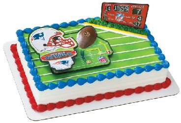 New England Patriots Helmet Cake Topper Set – Bling Your Cake