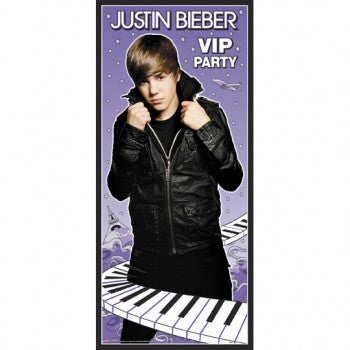 Justin Bieber Birthday Party Door Sign.