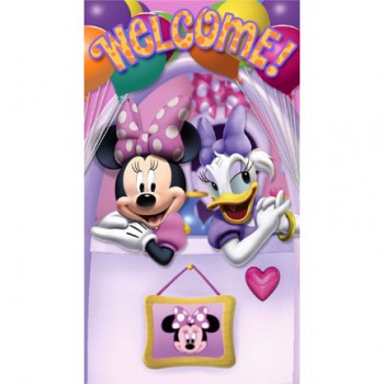 Minnie Mouse Bow-tique Dream Party Door Banner – Bling Your Cake