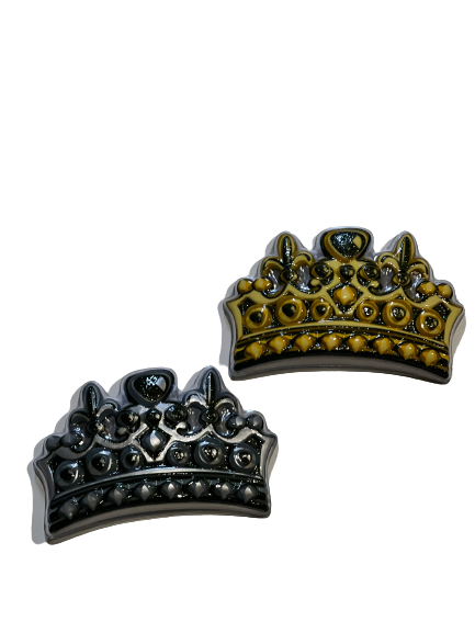 Gold Crown Cake Topper (Set of 2)