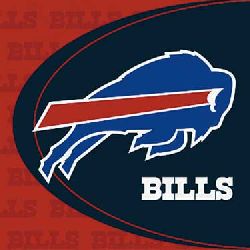 Trendware Buffalo Bills Paper Plate and Napkin Party Kit, Serves 16