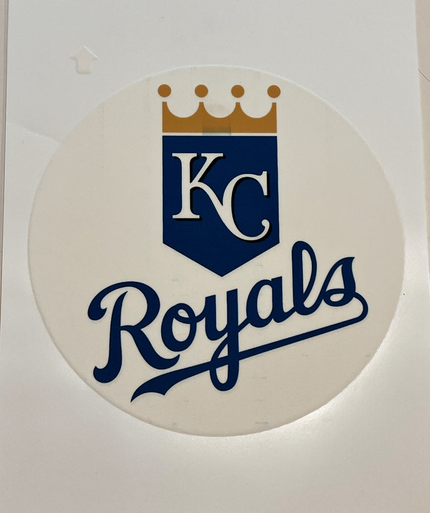 SALE - BLEMISH - AS IS - MLB Kansas City Royals Round Edible Icing Sheet Cake Decor Topper