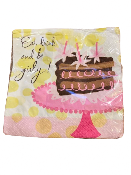 Be Girly Party Luncheon Napkins