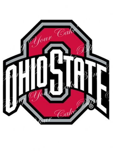 Ohio State University OSU Edible Icing Sheet Cake Decor Topper - OSU1