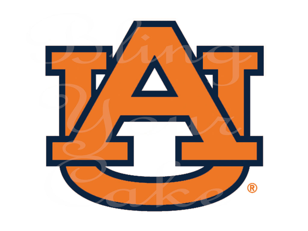 Auburn University Edible Icing Sheet Cake Decor Topper - UA7