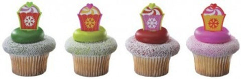 24 Christmas Cupcake Treats Cupcake Picks