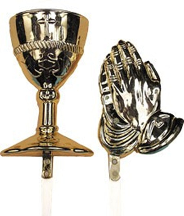 Chalice & Praying Hands Cake Pick Set