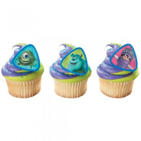 Monsters Inc Character-Inspired Edible Icing Cupcake or Cookie Decor  Toppers - MI1