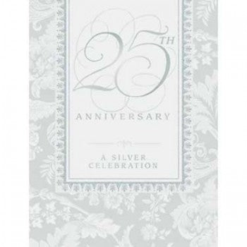 Wedding Elegance 25th Anniversary Party Invitations