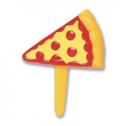 24 Pizza Slice Cupcake Topper Picks