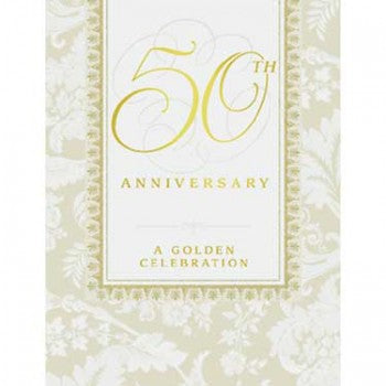 Wedding Elegance 50th Anniversary Party Invitations