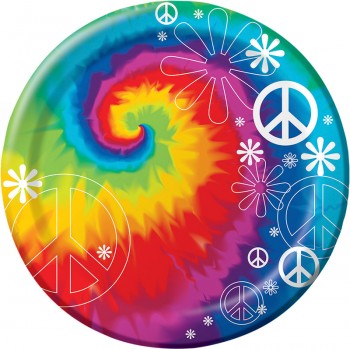 Tie Dye Dinner Plates