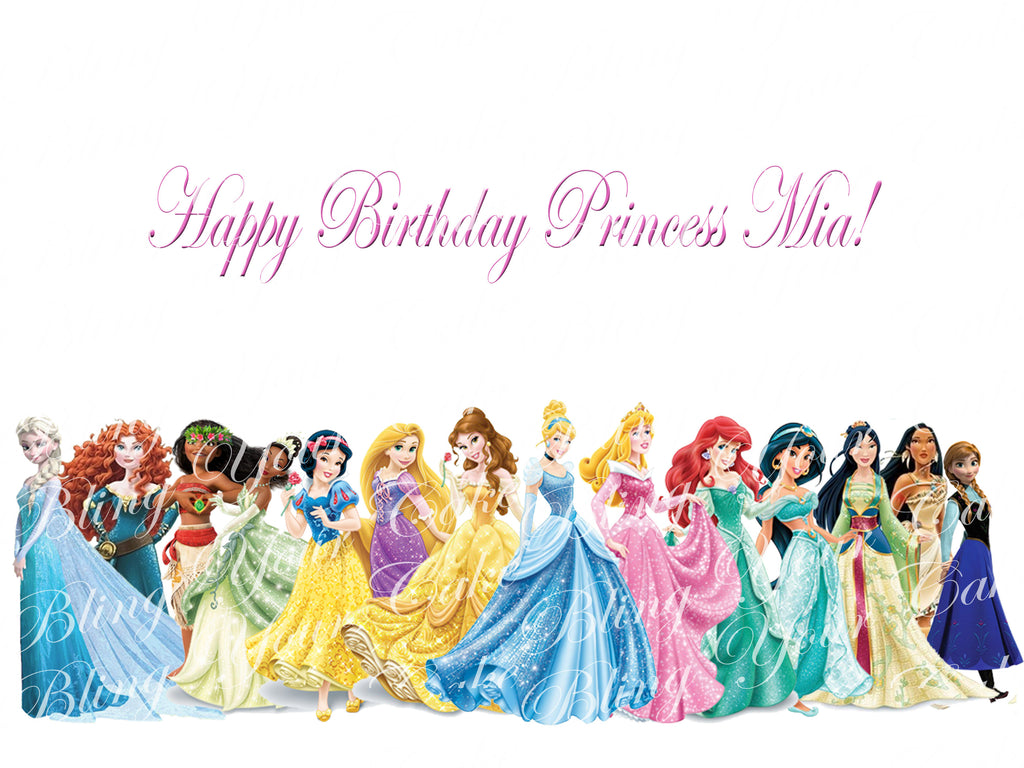 happy birthday disney princess images