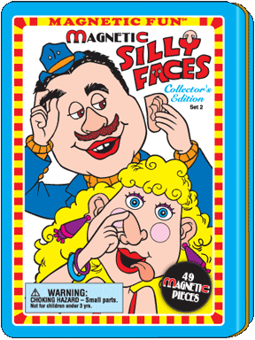 Silly Faces Magnetic Fun Tin Set 2