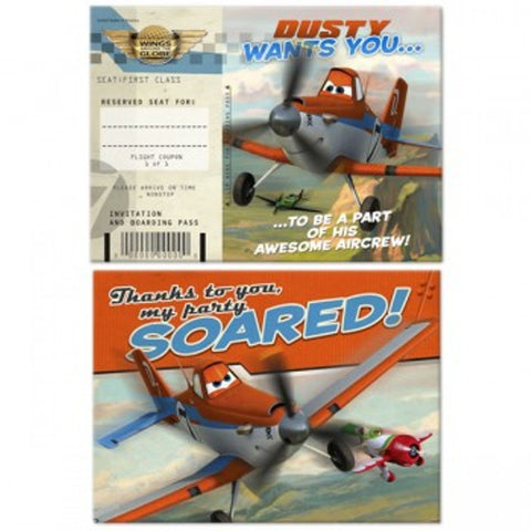 Disney Planes Invitations & Thank you Notes Combo Set