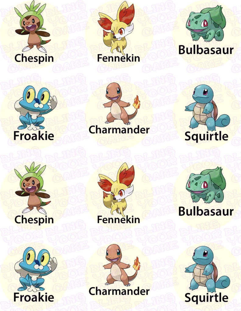 pokemon characters with names