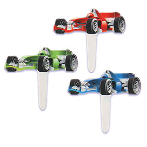 24 Auto Racing Racecar Cupcake Topper Picks