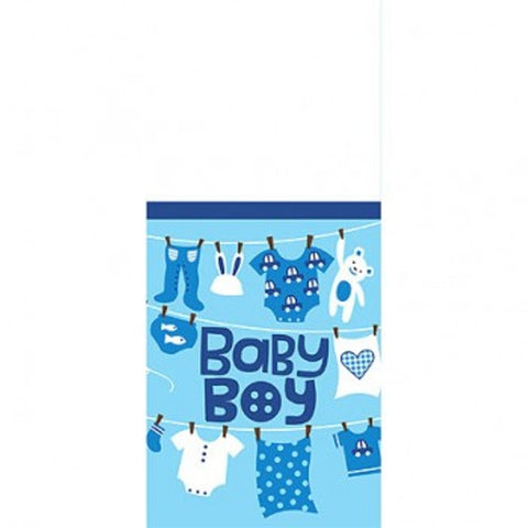 Cute as a Button Baby Boy Tablecover