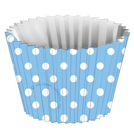 Tickled Blue Polka Dot Baking Cups