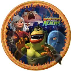 Monsters vs. Aliens Dinner Plates