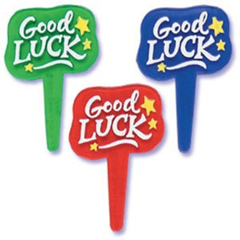 25 Good Luck Cupcake Picks