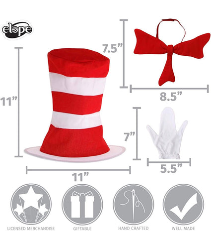 Dr. Seuss Cat in the Hat Accessory Kit – Bling Your Cake