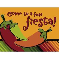 Fiesta Peppers Invitations