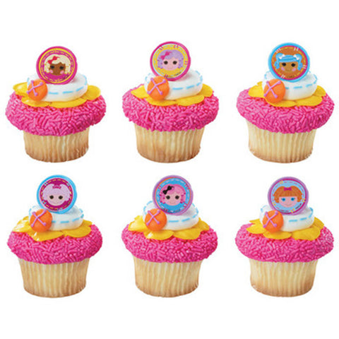 24 Lalaloopsy Cupcake Topper Rings