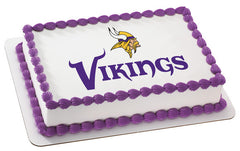 Minnesota Vikings Edible Image Cake Topper. — Choco House