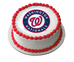 Baseball Cap Sheet Cake - Washington Nationals – Tiffany's Bakery