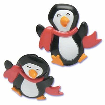 24 Penguins Cupcake Topper Rings