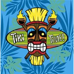 Tiki Time Beverage Napkins – Bling Your Cake