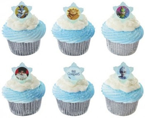 24 Rise of the Guardians Cupcake Rings