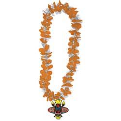 Tiki Time Flower Lei with Medallion