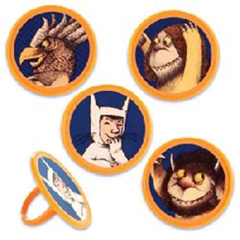 24 Where the Wild Things Are Cupcake Rings